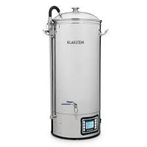 BOXED KLARSTEIN 3000W STAINLESS STEEL XXL MASH KETTLE BEER BREWING SYSTEM - 50L
