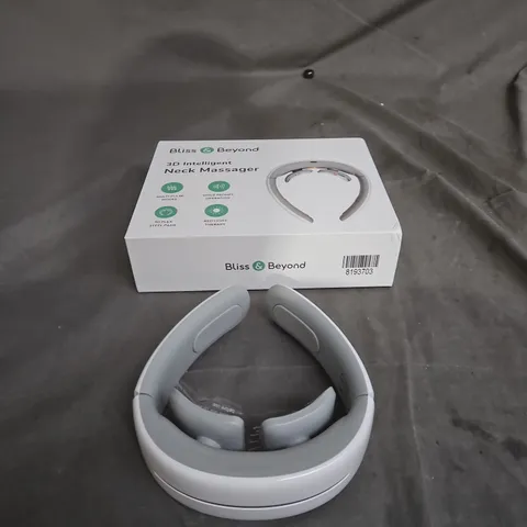 BLISS & BEYOND 3D INTELLIGENT NECK MASSAGER – BOXED .
