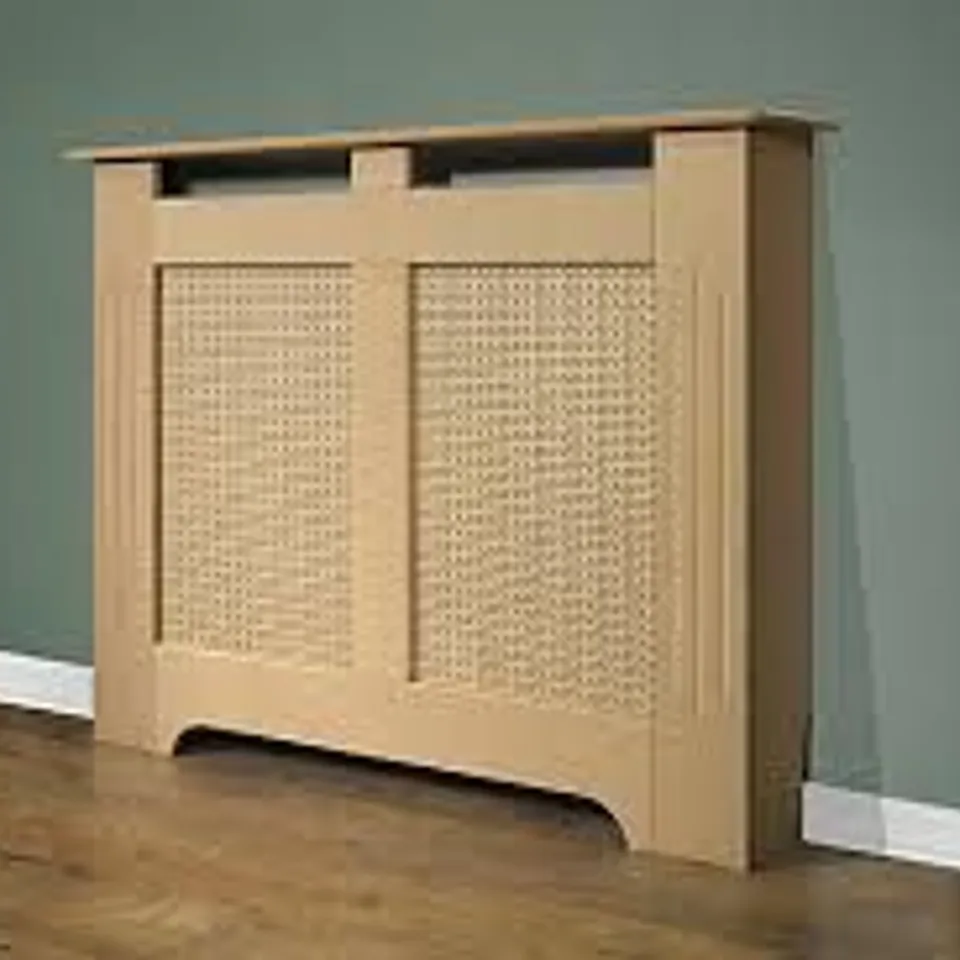 BOXED ADAM RADIATOR COVER - OAK EFFECT (1 BOX)