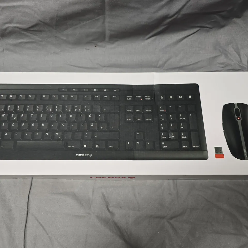 SEALED CHERRY WIRELESS KEYBOARD & MOUSE SET 