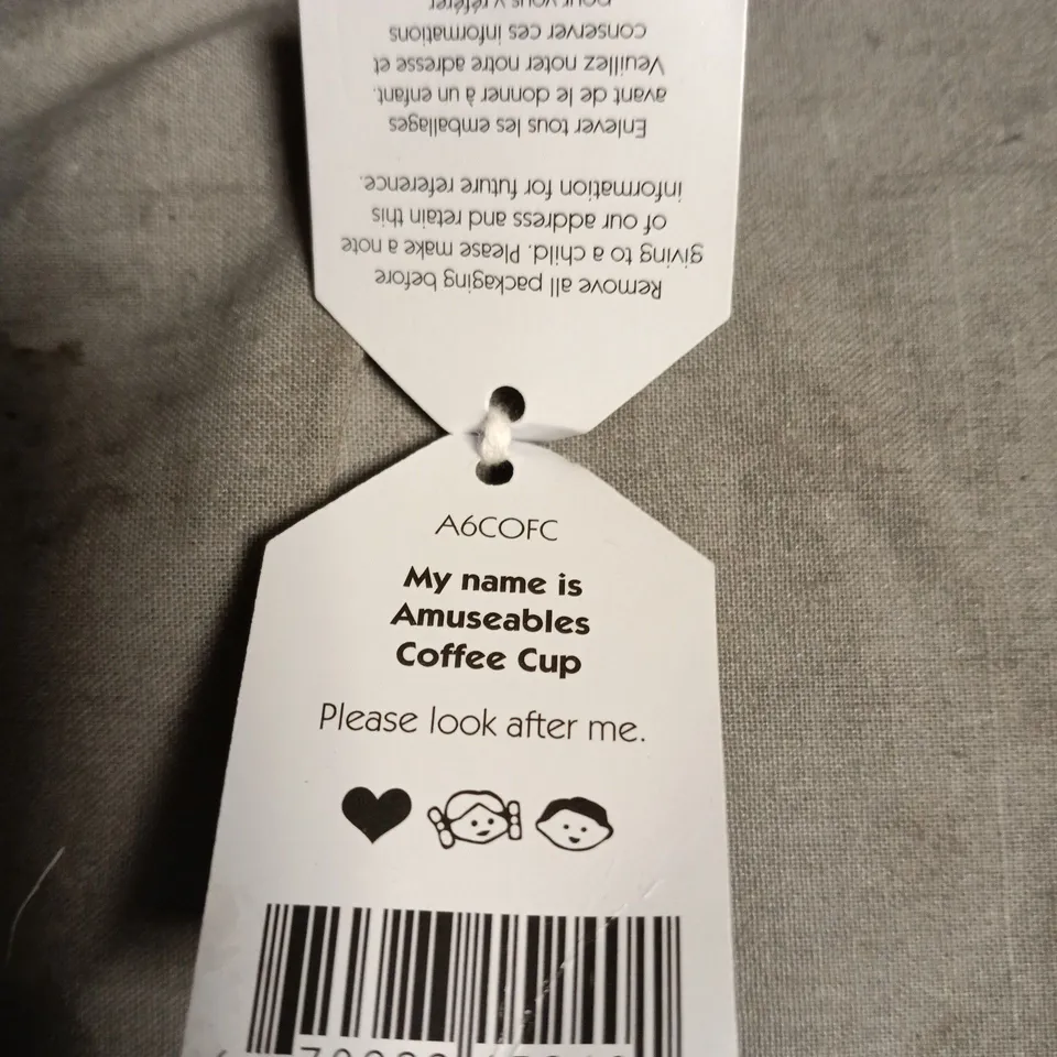 JELLYCAT AMUSEABLES COFFEE CUP PLUSH TOY – JELLYCAT LONDON