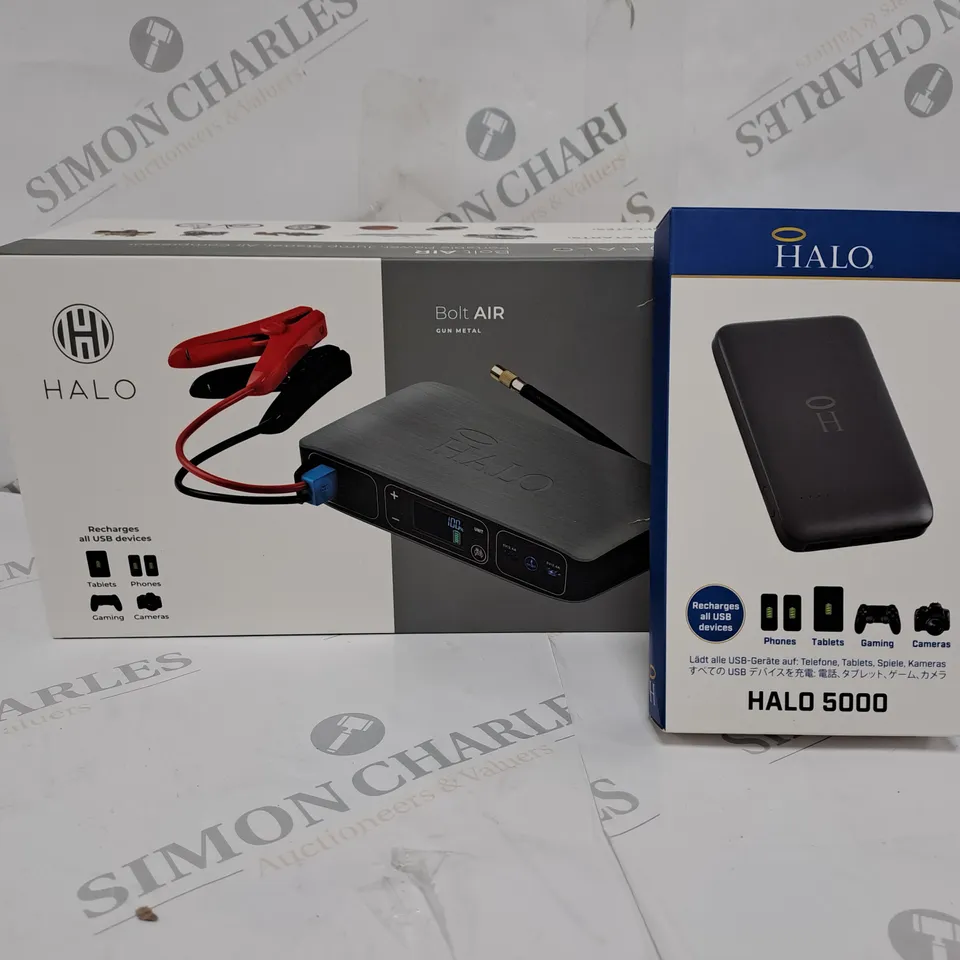 HALO PORTABLE POWER JUMP STARTER AIR COMPRESSOR