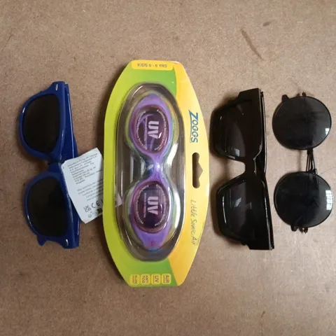 APPROXIMATELY 15 ASSORTED PAIRS OF GLASSES IN VARIOUS COLOURS AND STYLES