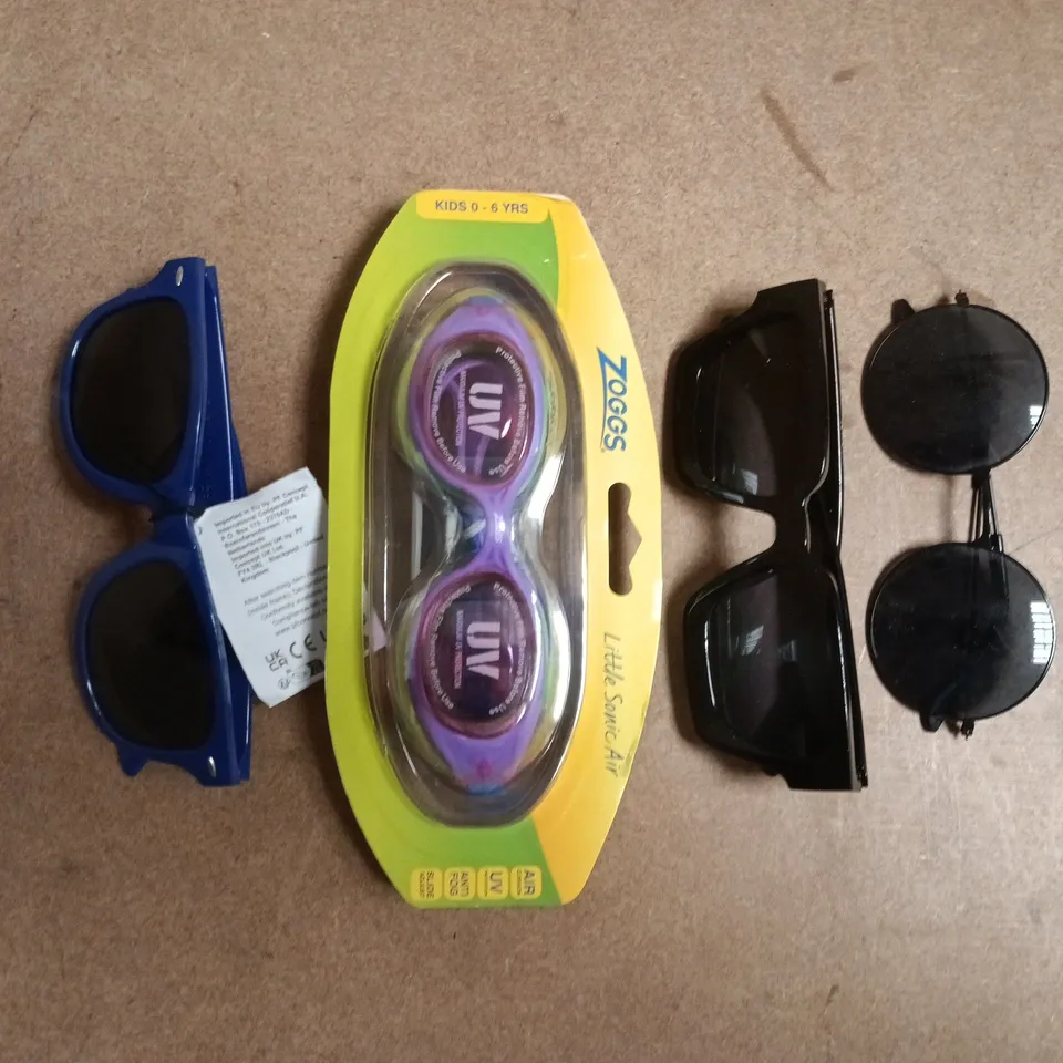 APPROXIMATELY 15 ASSORTED PAIRS OF GLASSES IN VARIOUS COLOURS AND STYLES