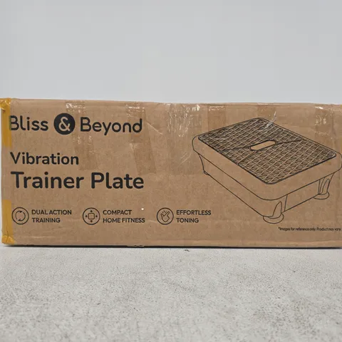 BLISS & BEYOND VIBRATION TRAINER PLATE – BOXED
