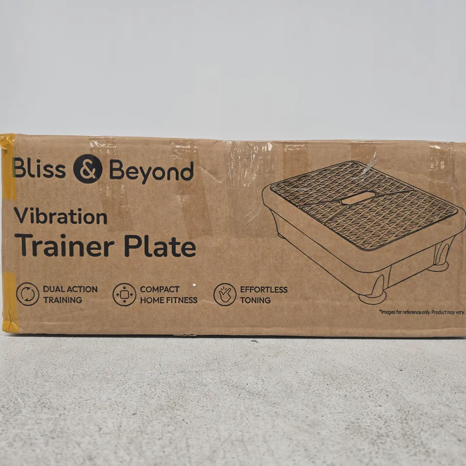 BLISS & BEYOND VIBRATION TRAINER PLATE – BOXED