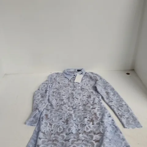NADINE MERABI LACE DRESS – WOMEN’S, UK 10, PALE BLUE