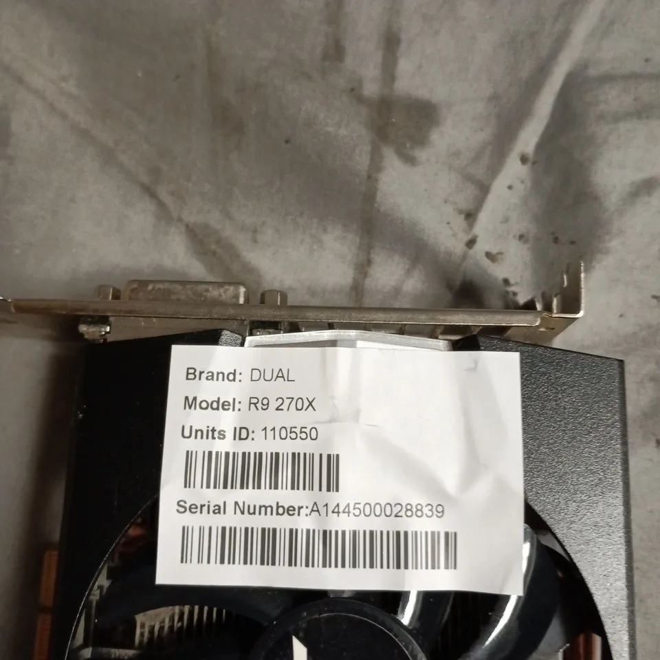 AMD RADEON R9 270X GRAPHICS CARD – DUAL‑FAN COOLER