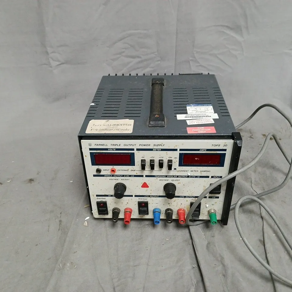 FARNELL TRIPLE OUTPUT POWER SUPPLY