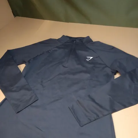 WOMENS 1/4 ZIP GYMSHARK SHIRT SIZE XL