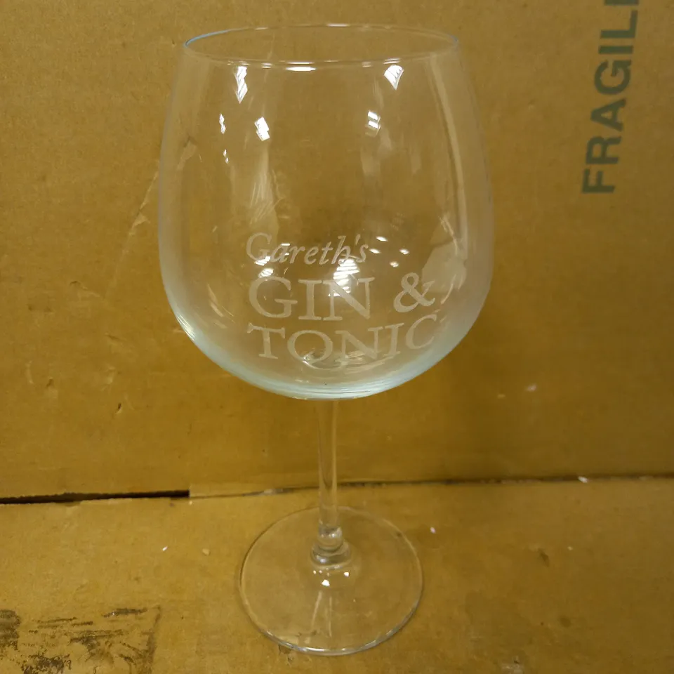 LARGE PERSONALISED GIN & TONIC GLASS RRP £23