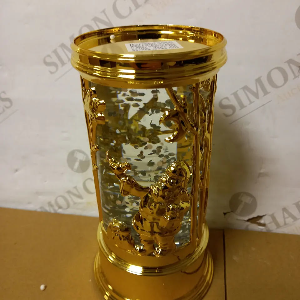 HOME REFLECTIONS SET OF 2 PRELIT SWIRLING GLITTER SCENIC PILLARS