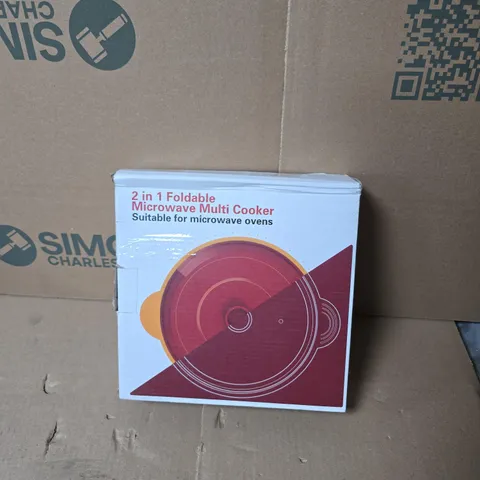 2 IN 1 FOLDABLE MICROWAVE MULTI COOKER - SUITABLE FOR MICROWAVE OVENS