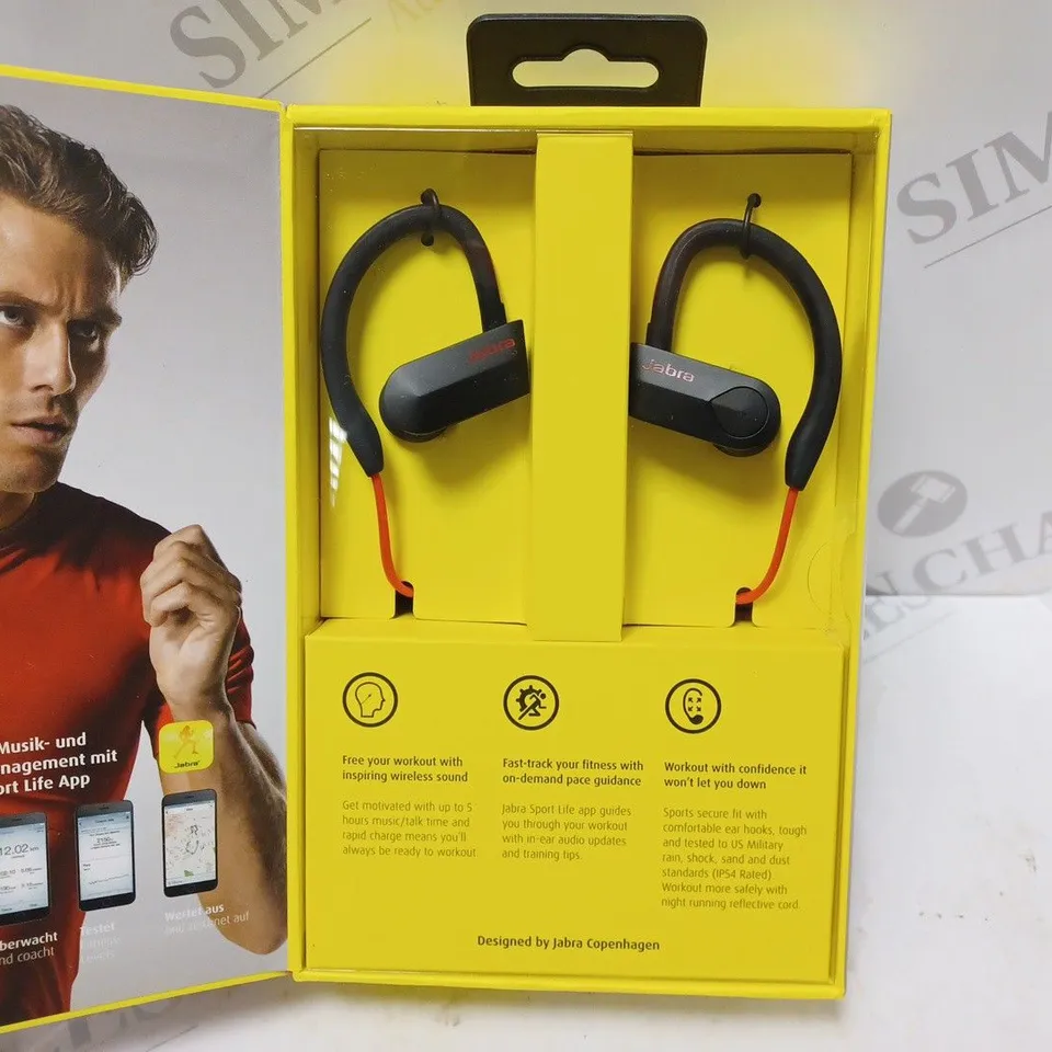 BOXED JABRA SPORTPACE EARBUDS