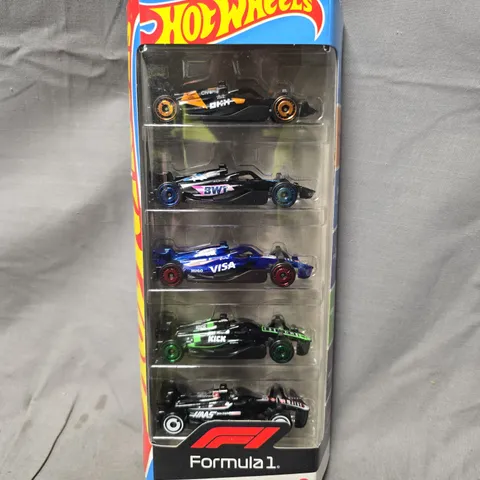 HOT WHEELS FORMULA 1 5-CAR SET – BLISTER PACK (2024)