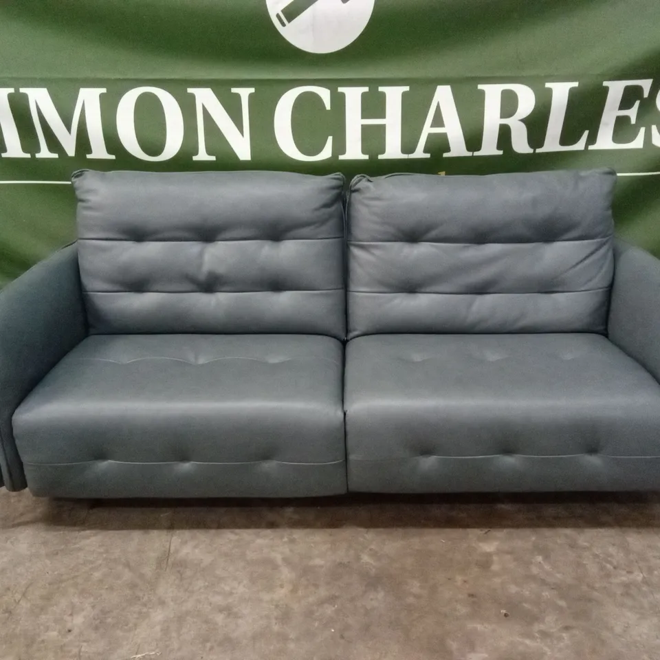 QUALITY DESIGNER ITALIAN MADE BOLZANO LARGE 3 SEATER ELECTRIC RECLINER LEATHER SOFA