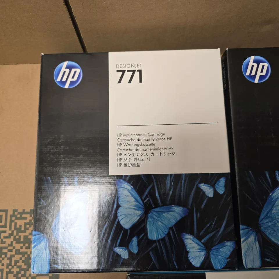HP DESIGNJET 771 MAINTENANCE CARTRIDGES – PACK OF 3 (BOXED)