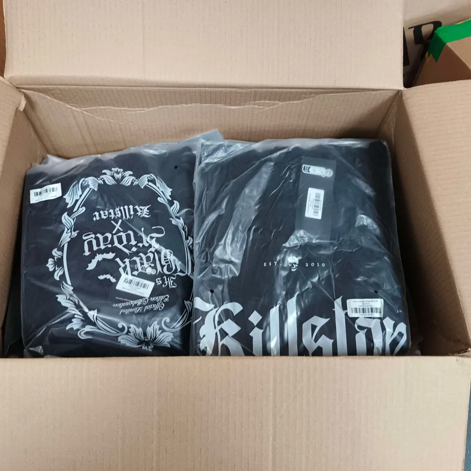 LOT OF APPROXIMATELY 24 BRAND NEW KILLSTAR ISABEAUS CURSE MAXI DRESSES IN BLACK - VARIOUS SIZES