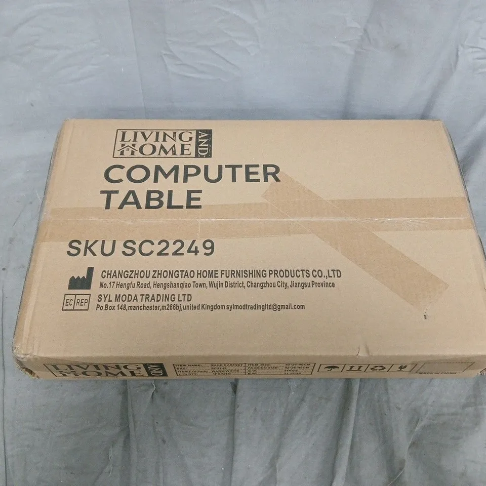 BOXED LIVING AND HOME COMPUTER TABLE - SC2249