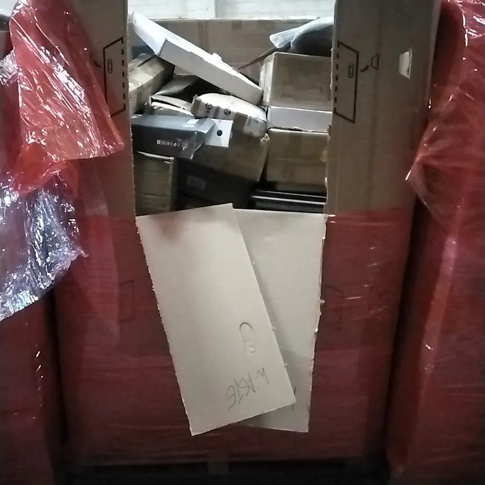 PALLET OF HOUSEHOLD ITEMS TO INCLUDE MOUSE PAD, EV CHARGER AND STATION,  SHOWER SYSTEM AND OTHER ASSORTED ITEMS....