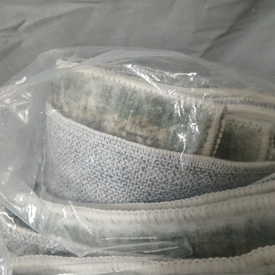 SAGE FLORAL DESIGN RUG - 80 X 300CM 