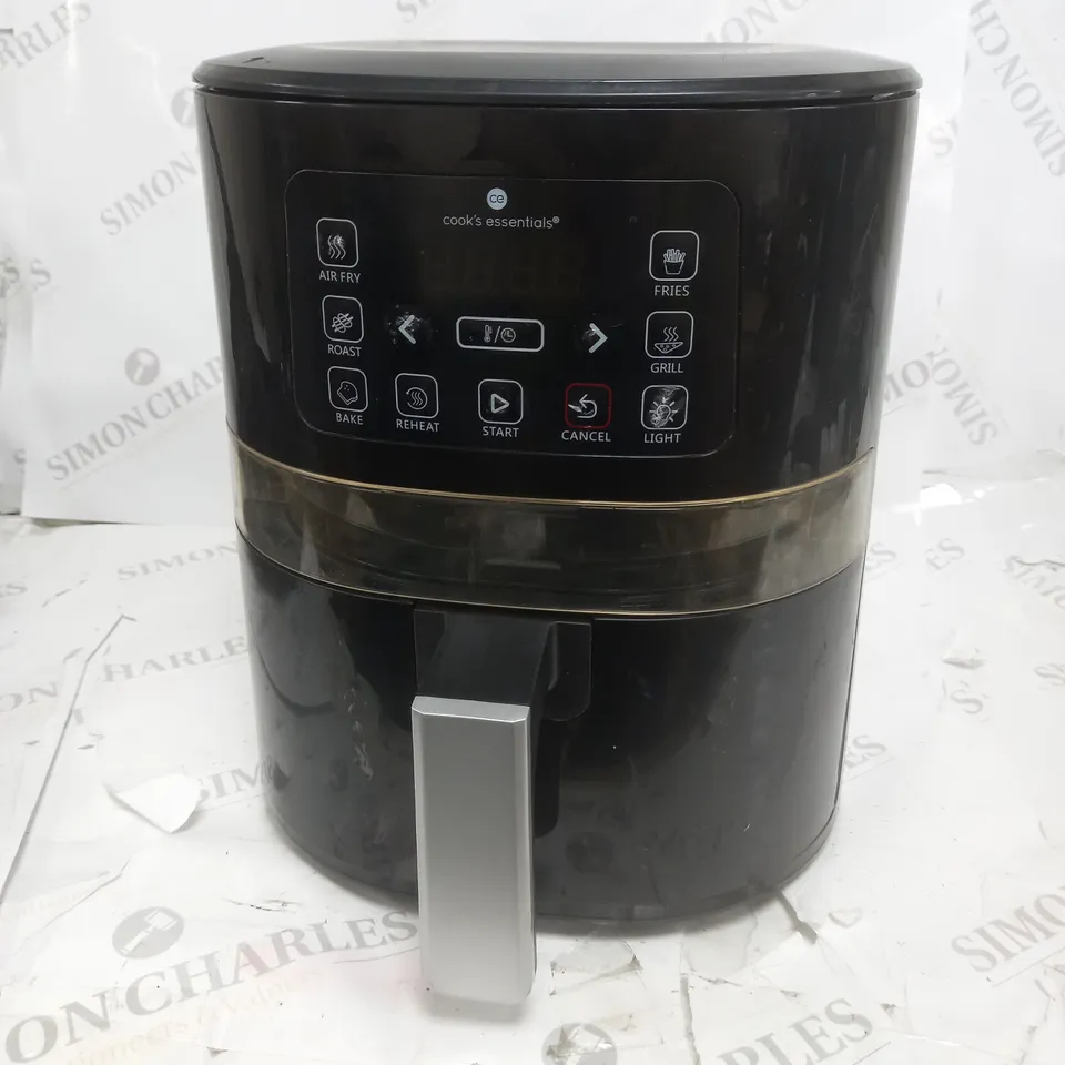 COOK'S ESSENTIALS AIR FRYER - BLACK
