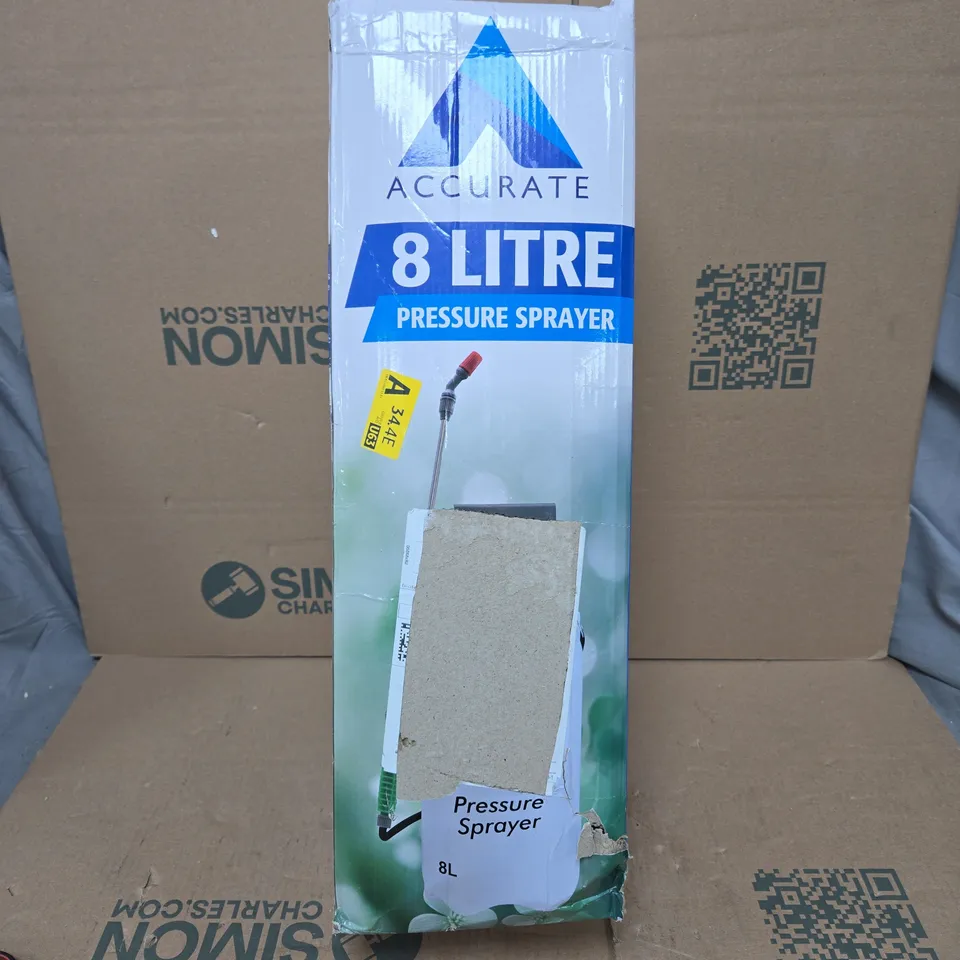 ACCURATE PRESSURE SPRAYER 8L BOXED
