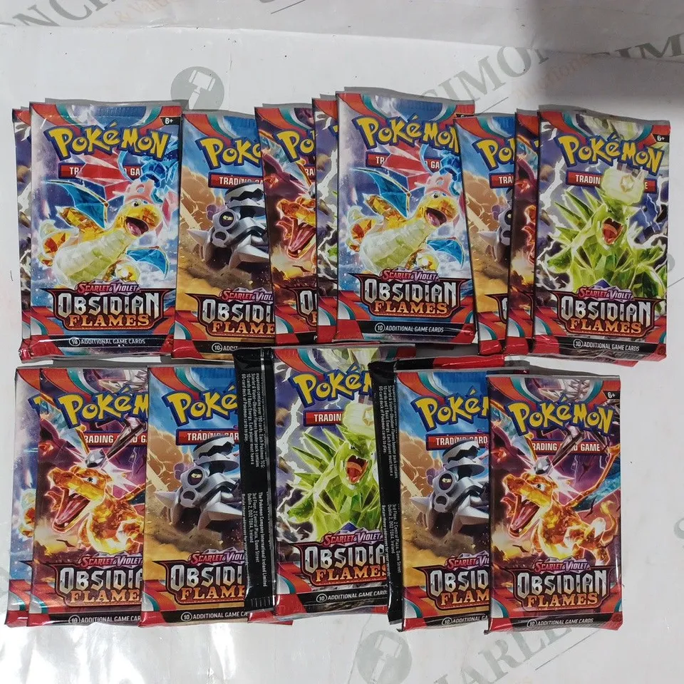 POKÉMON TRADING CARD GAME OBSIDIAN FLAMES SET OF BOOSTER PACKS