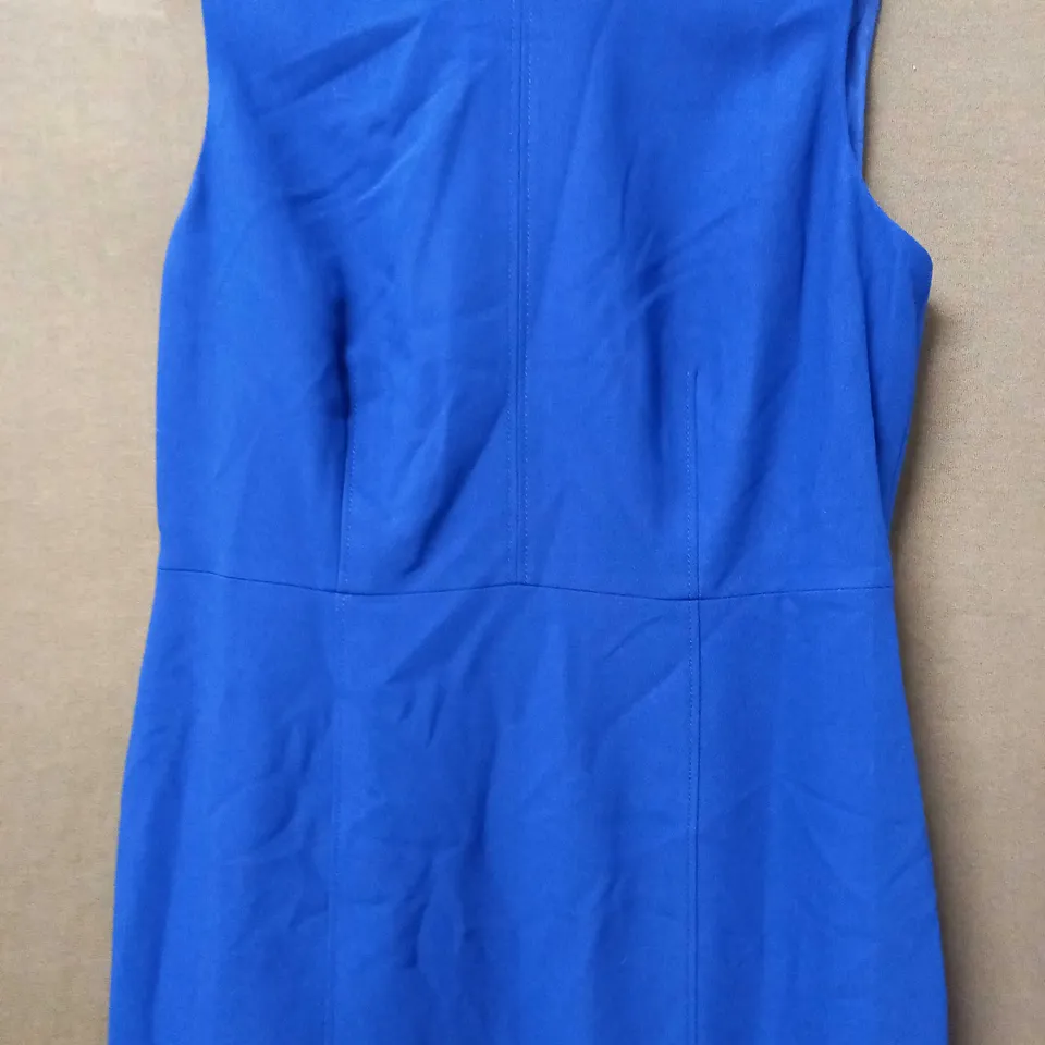 HOBBS LONDON SILVIA DRESS IN COBALT DRESS - UK 14