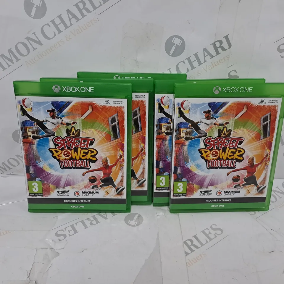 LOT OF 5 SEALED STREET POWER FOOTBALL MICROSOFT XBOX ONE GAMES 