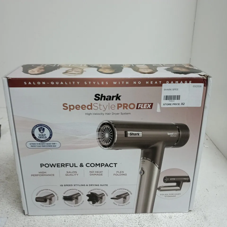 SHARK SPEEDSTYLE PRO FLEX 4-IN-1 HIGH-VELOCITY HAIR DRYER SYSTEM
