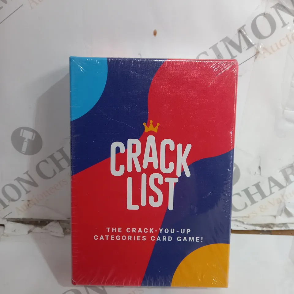 SEALED CRACK LIST CARD GAME