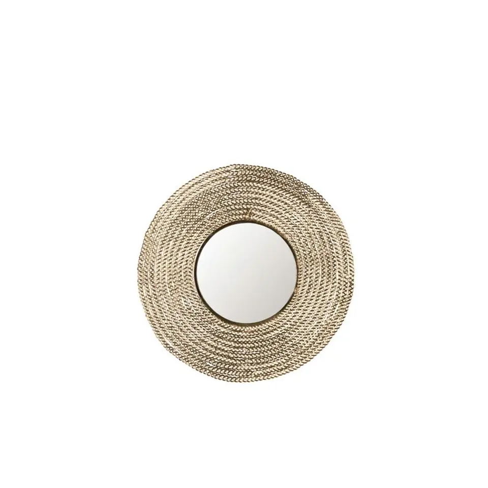 BOXED ROUND METAL WALL MIRROR (1 BOX)