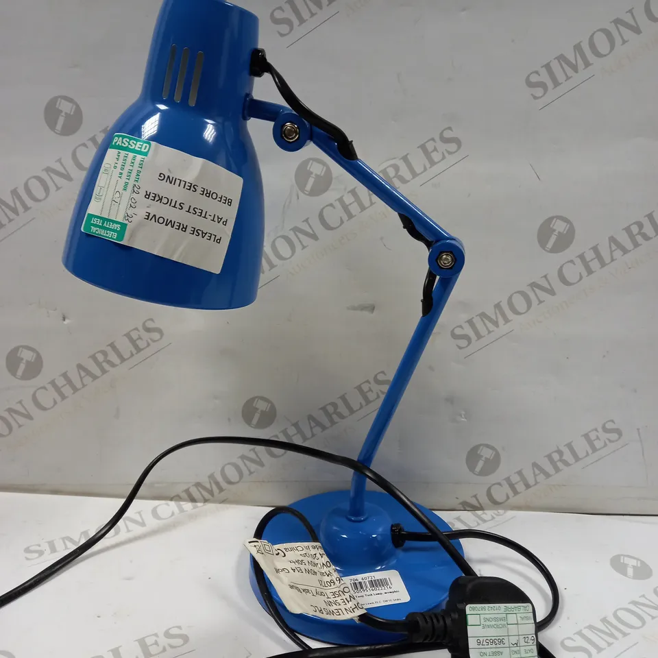 JOHN LEWIS TONY TASK LAMP IN BLUE