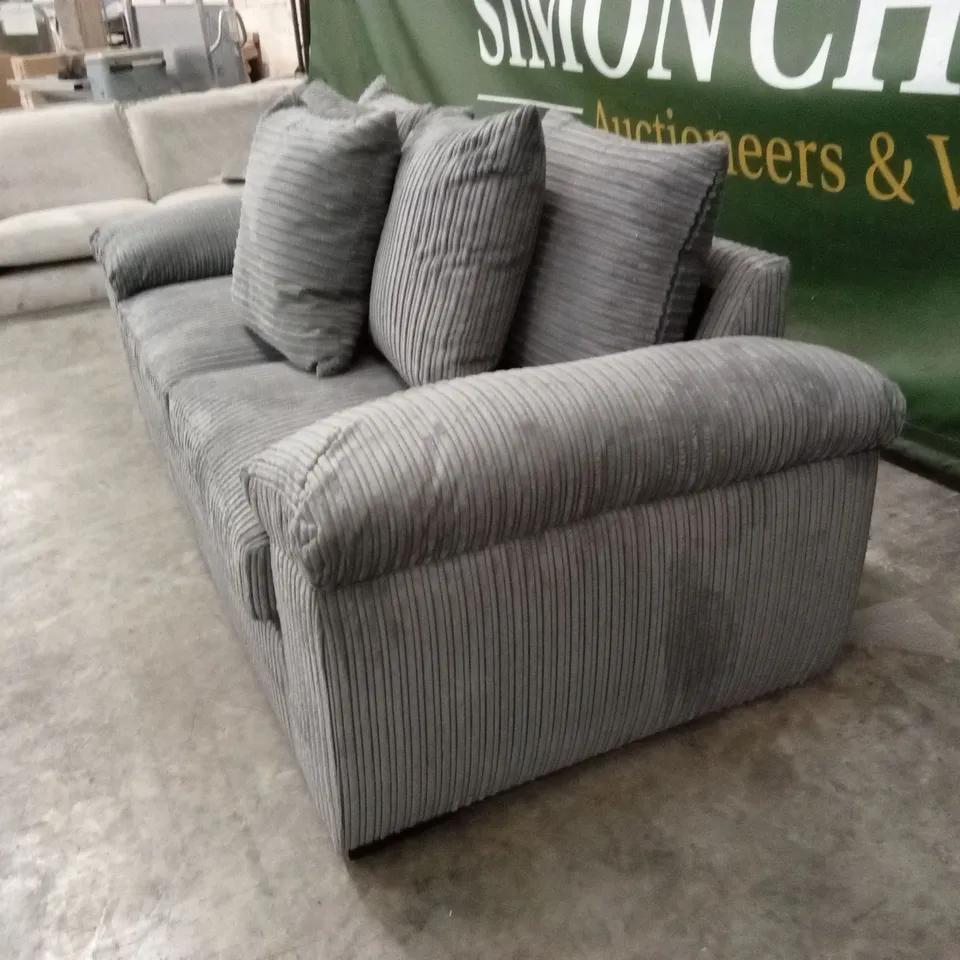 AMALFI 3 SEATER SCATTER BACK FABRIC SOFA RRP £599
