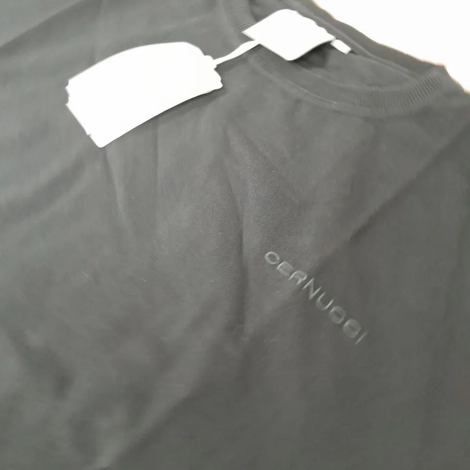 CERNUCCI LOYAL TO THE VISION T-SHIRT IN BLACK - SIZE MEDIUM