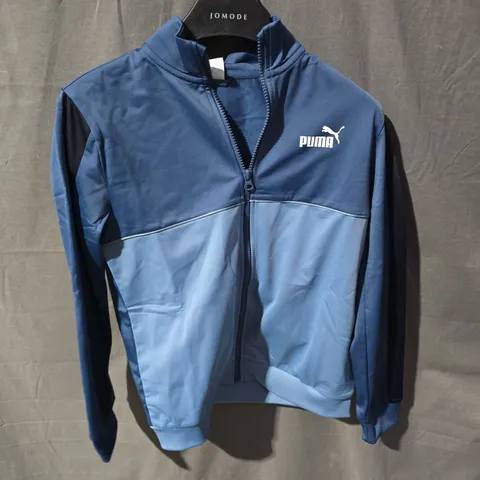 PUMA COLOUR-BLOCK LIGHTWEIGHT JACKET – BLUE, KIDS UK 11-12Y