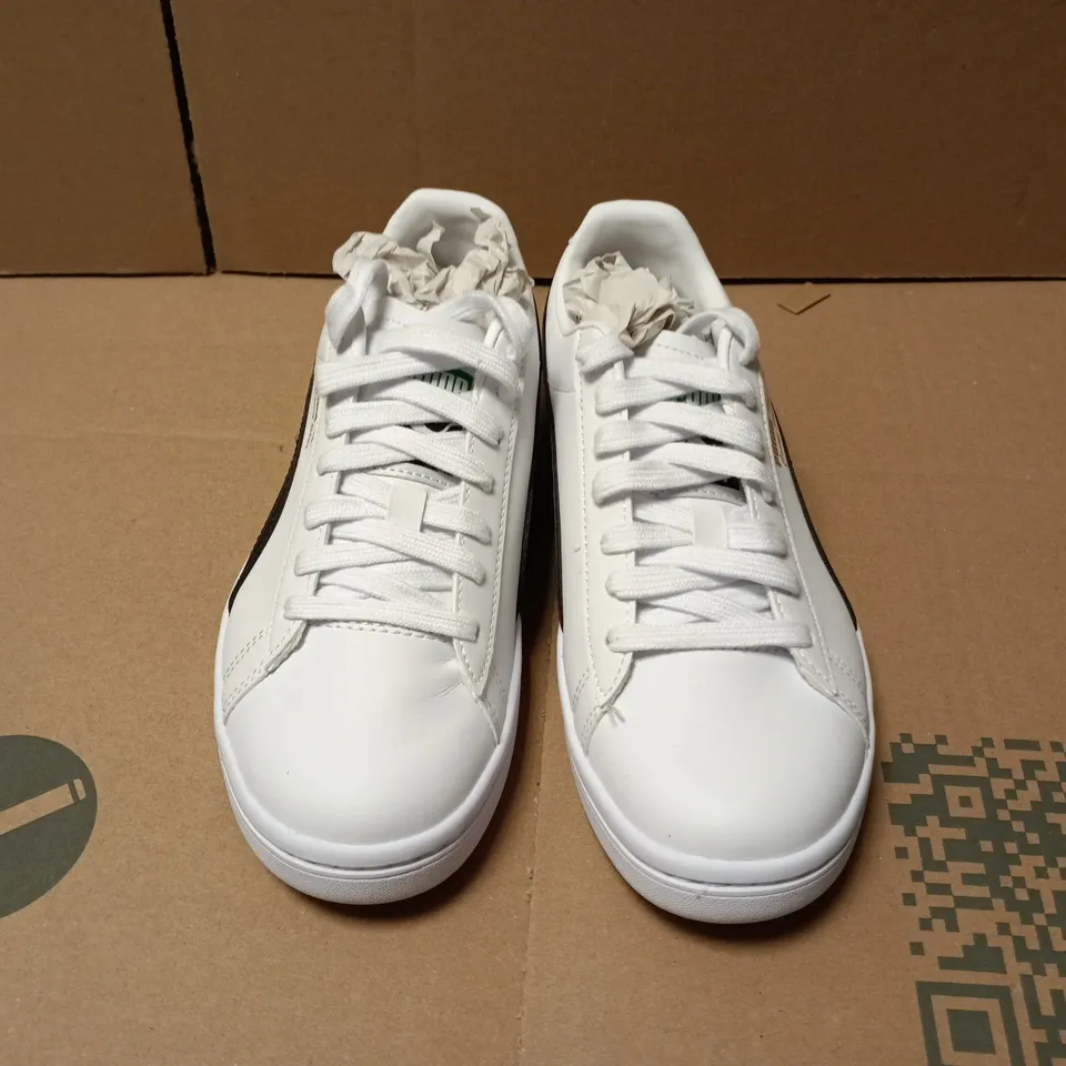 UNBOXED PAIR OF PUMA COURT STAR SHOES IN WHITE - UK 3.5