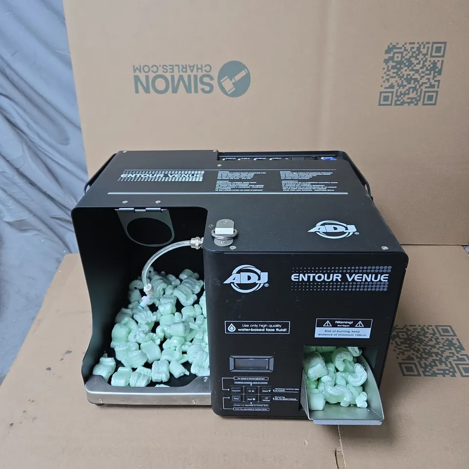 AMERICAN DJ ENTOUR VENUE 1500W MOBILE DMX FAZE MACHINE BOXED