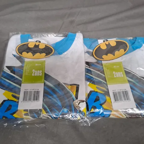 BOX OF APPROX 36 ASSORTED KIDS BATMAN T-SHIRTS - SIZES VARY 