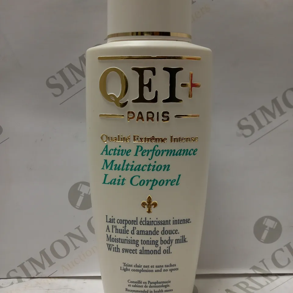 QEI+ ACTIVE PERFORMANCE MULTI ACTION MOISTURISING TONING BODY MILK 500ML