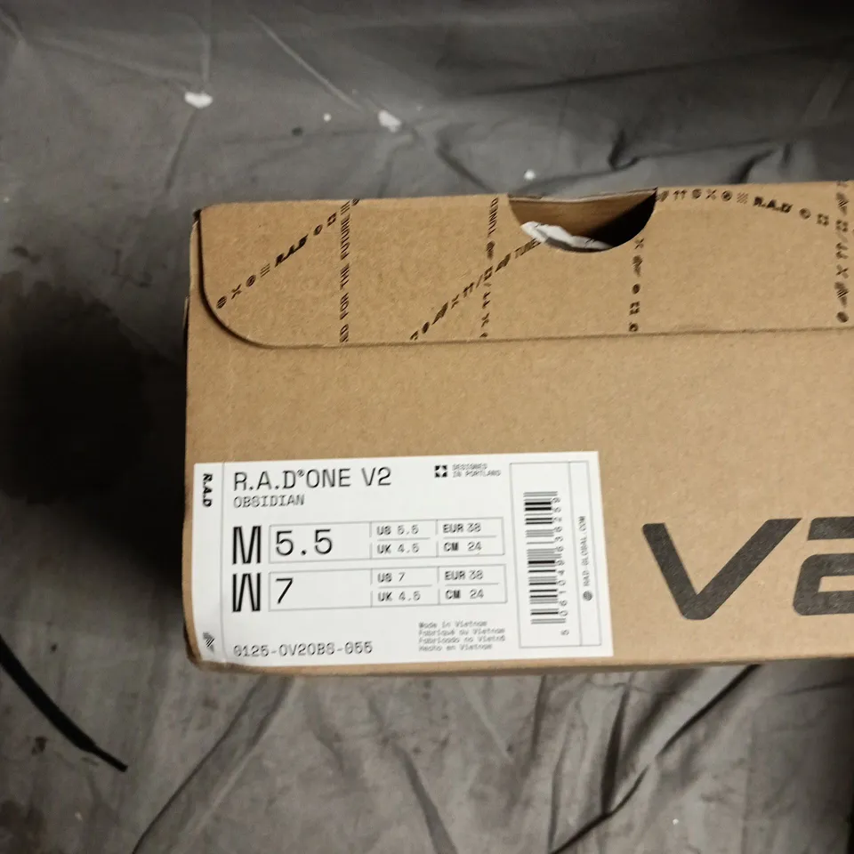 RAD ONE V2 OBSIDIAN SNEAKERS – UK 4.5 (US 5.5 / EUR 38) – BLACK