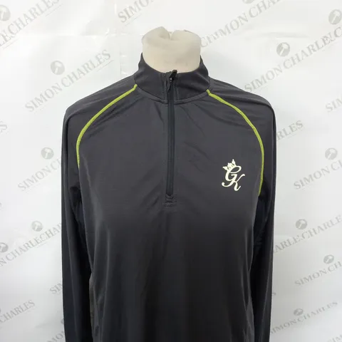 GYMKING 1/4 ZIP TRAINING TOP SIZE M