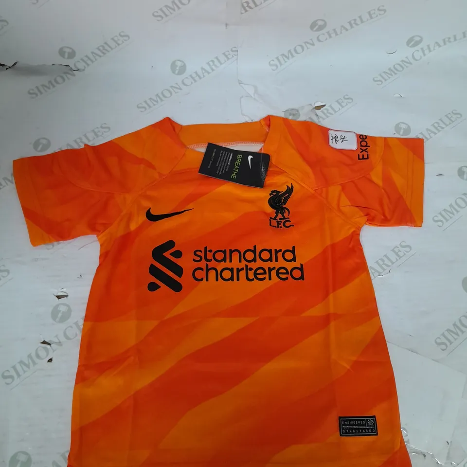 LIVERPOOL FC AWAY SHIRT AND SHORTS SIZE 20