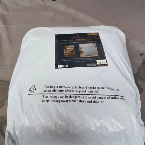 GAVENO CAVALIA OSUM PLAIN DUVET COVER SET – KING