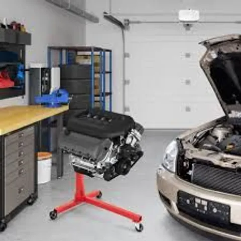 BOXED COSTWAY 340KG ENGINE STAND WITH ROTATABLE HEAD