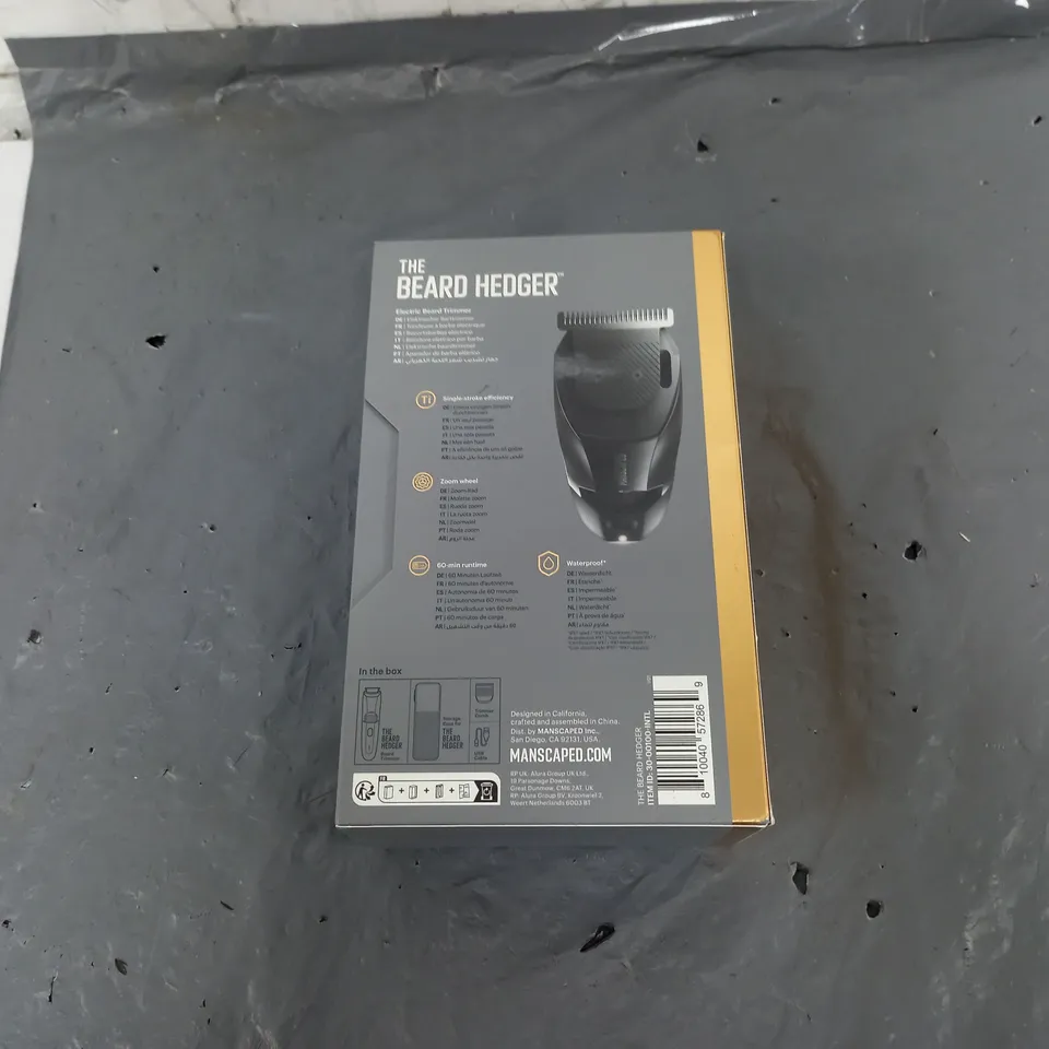BOXED AND SEALED MANSCAPED THE BEARD HEDGER 