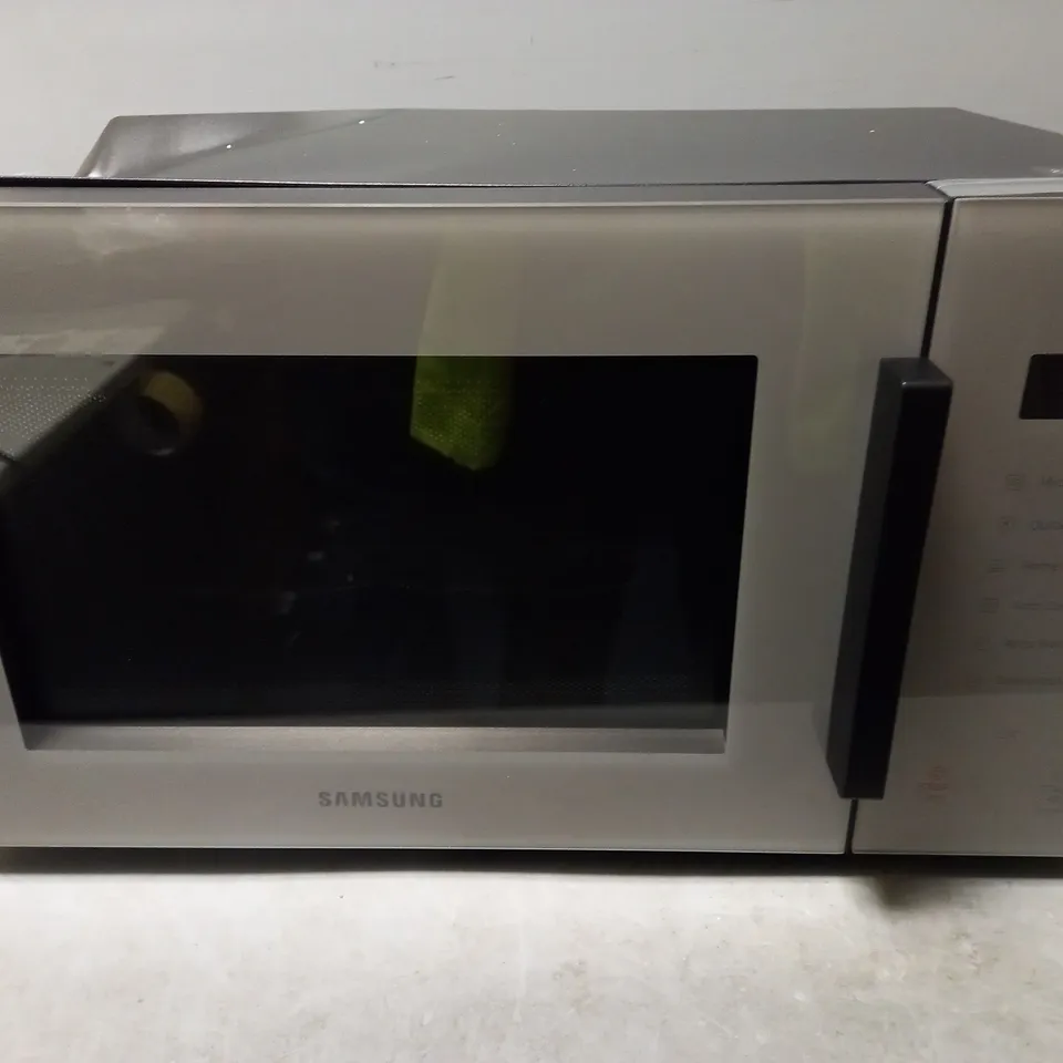 SAMSUNG MS23T5018AG/EU GLASS FRONT 23-LITRE SOLO MICROWAVE - SLATE GRAY