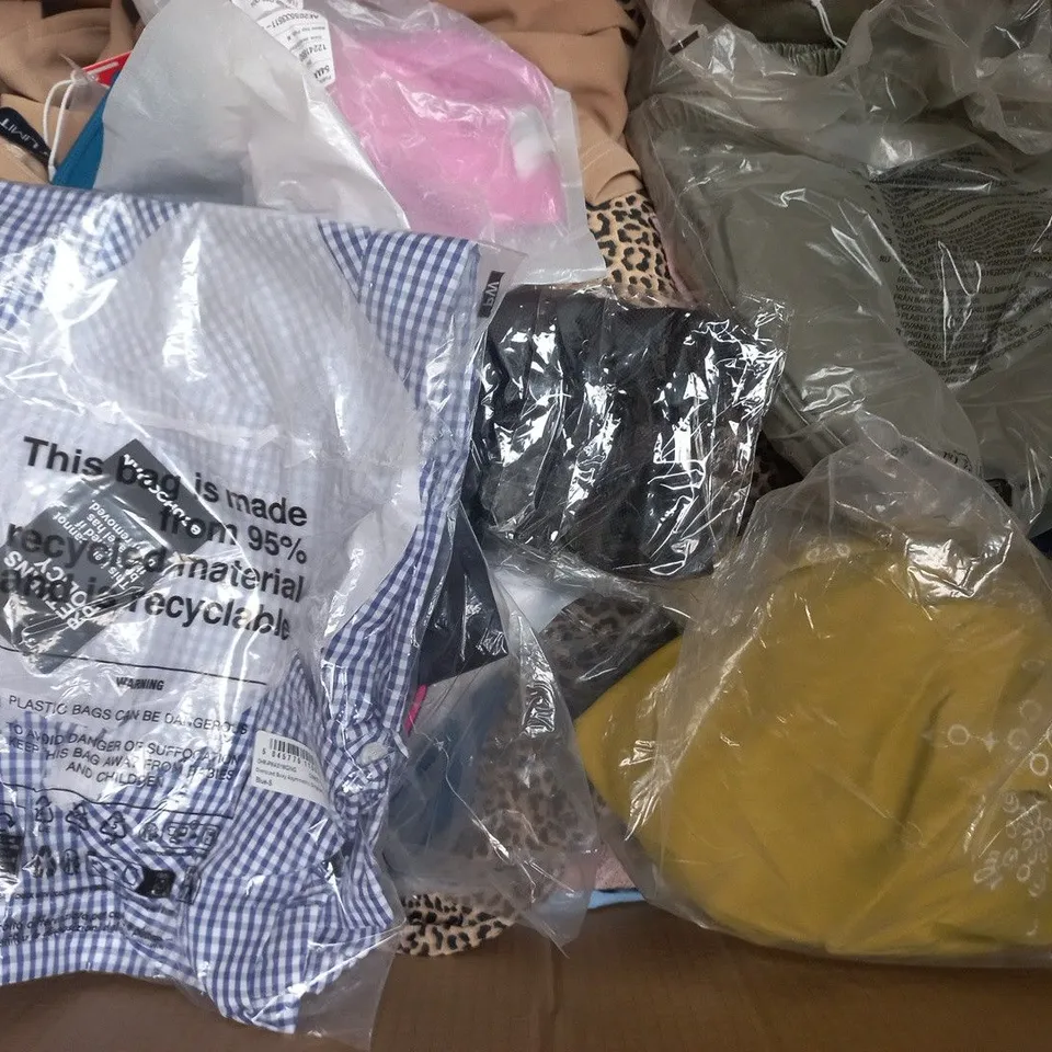 APPROXIMATELY 20 ASSORTED CLOTHING AND FASHION PRODUCTS IN VARIOUS STYLES AND SIZES - COLLECTION ONLY