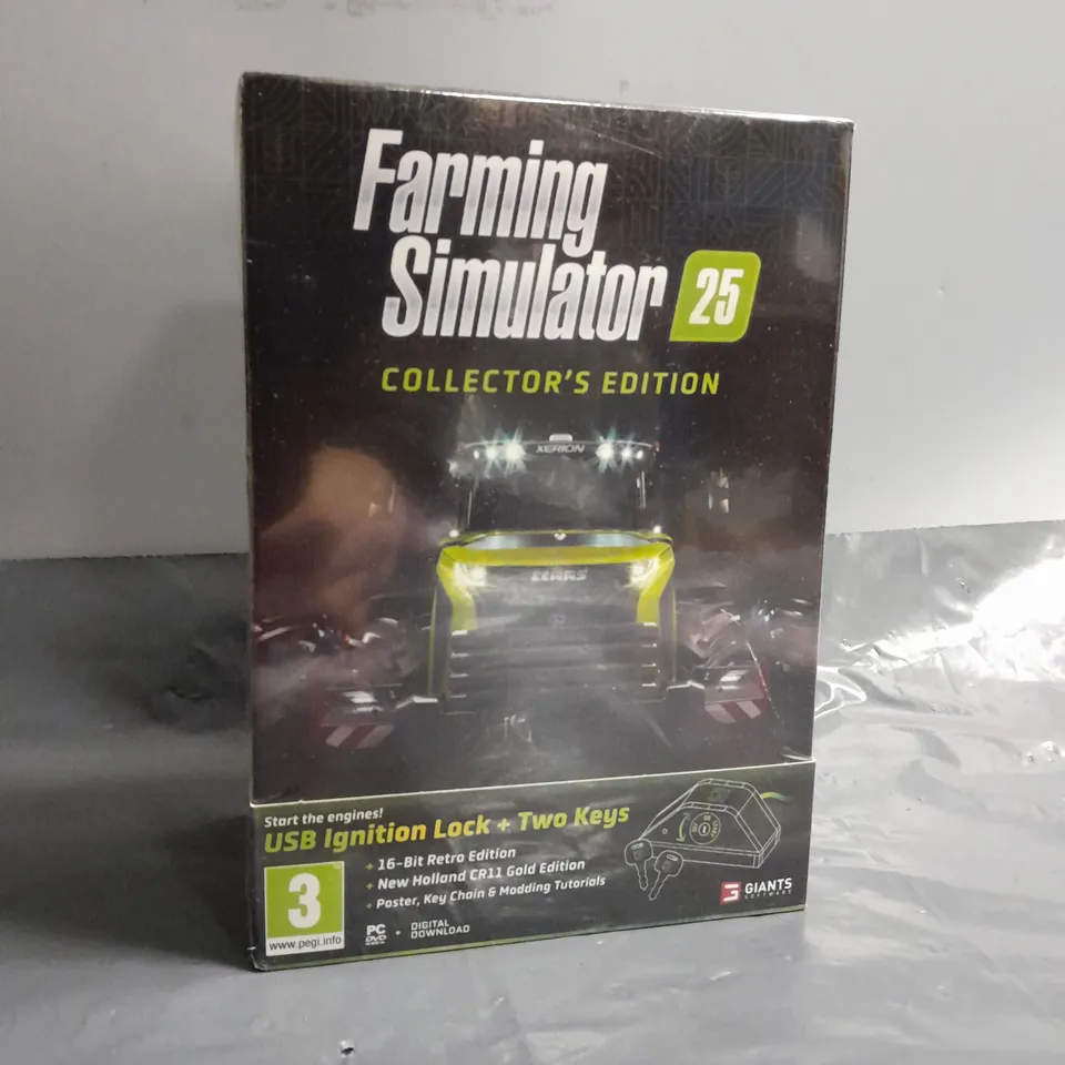 SEALED FARMING SIMULATOR 25 COLLECTORS EDITION FOR PC